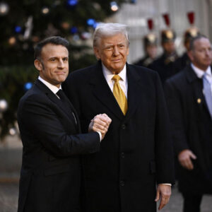 President-elect Donald Trump Meets with French President Macron in Paris